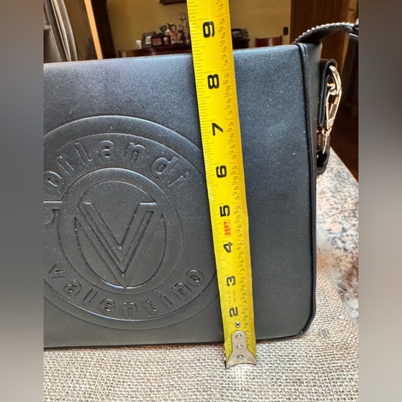 Valentino Orlandi Black Vegan Leather Purse. NWT - Picture 4 of 14